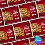 Delicious Pizza Canva Template